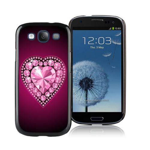 Valentine Diamond Heart Samsung Galaxy S3 9300 Cases CVK - Click Image to Close